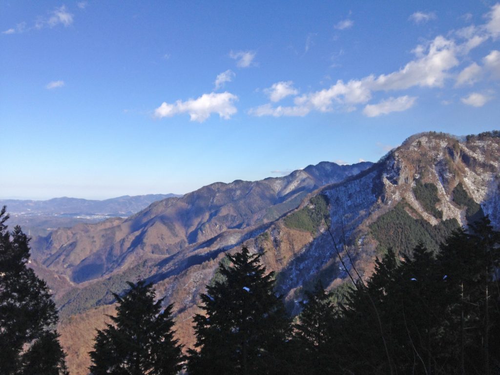 三峰神社からの眺め　冬